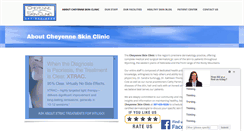 Desktop Screenshot of cheyenneskinclinic.com