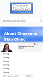 Mobile Screenshot of cheyenneskinclinic.com